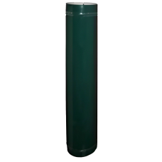 Воздуховод (труба) ф140 1 м зеленый из оцинкованной стали